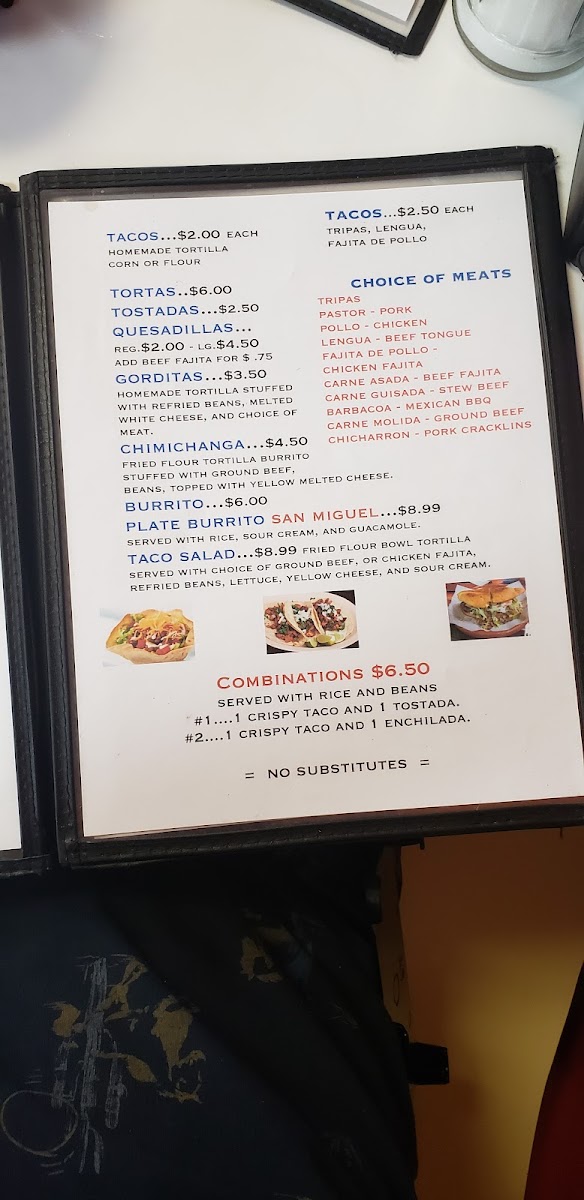 Taqueria San Miguel Menu - Image 5
